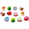Colorful Christmas-themed children's fun rings Item Picture